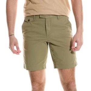 NWT Ted Baker London Casual Ashford Chino Shorts Green Sz 40R Summer Vacation - Picture 1 of 9