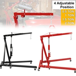 Elevador de grúa de taller recogedor de cerezas elevador de motor de servicio pesado de 2 toneladas 4409 lb 2 colores - Imagen 1 de 48
