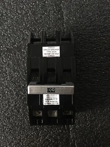 ZINSCO CIRCUIT  BREAKER QC24 3 POLE 100 AMP 240 V 10 KA OBSOLETE PLUG IN. - Picture 1 of 5