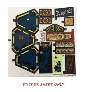 LEGO 70732 - Ninjago - City of Stiix - STICKER SHEET - Picture 1 of 1