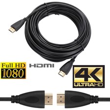Premium HDMI Cable Gold High Speed HDTV Ultra 1080p 4K 60HZ 0.5M to 5M