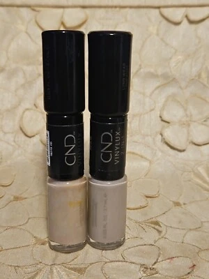 2-CND-VINYLUX 2-EN-1 Esmalte de Uñas de Largo Uso y Top Coat Dúo -FIELD FOX~¡NUEVO! Foto 1 de 3