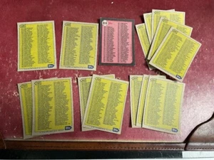 1987 Topps Baseball Checklisten (14) & 1 -1989 Checkliste # 619 alle in exzellentem Zustand - Bild 1 von 4