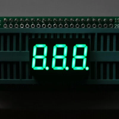 2pcs~100pcs 0.36" 0.36 inch Green LED 3 Digit 7 Segment Display Co Anode Cathode - Image 1 of 4