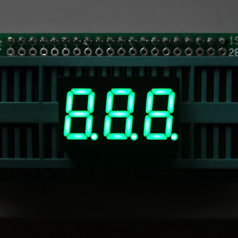 2pcs~100pcs 0.36" 0.36 inch Green LED 3 Digit 7 Segment Display Co Anode Cathode - Image 1 of 4
