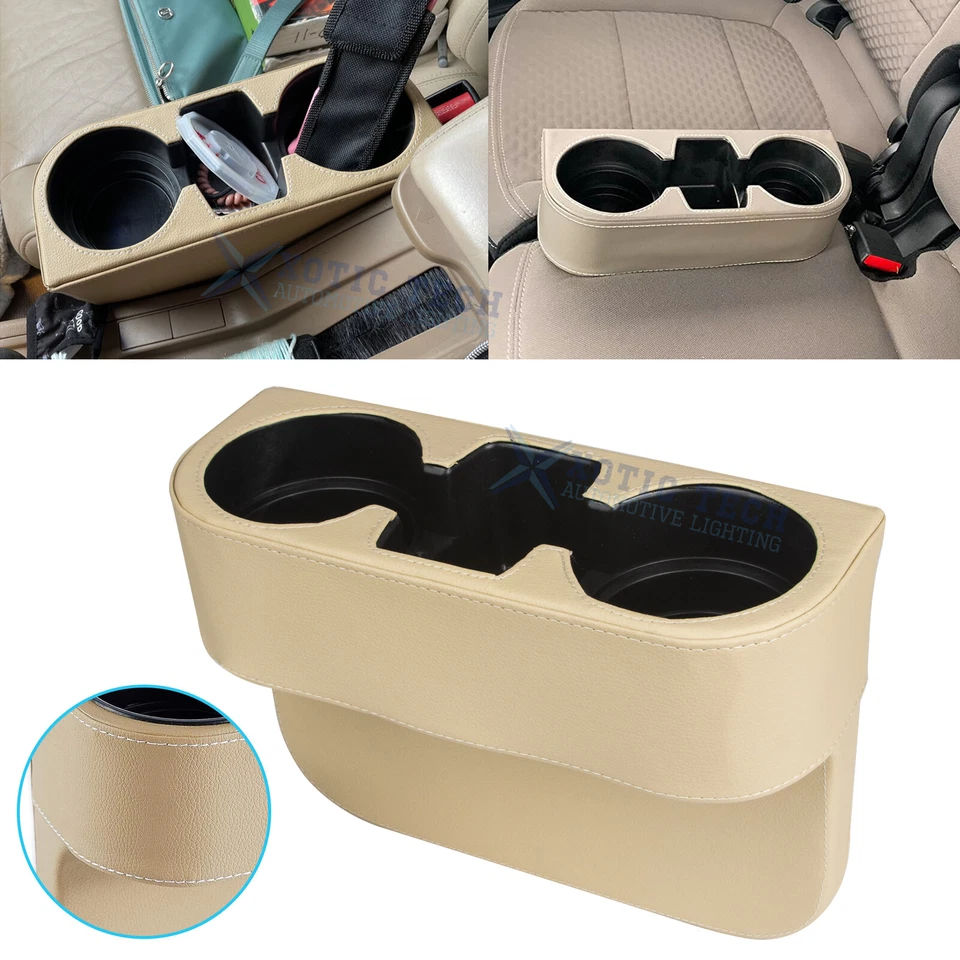 Side Insert Center Console Seat Gap Filler Storage Box for Bottle Phone Key Card - Image 1 of 4