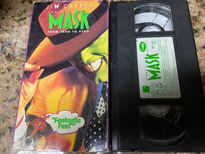 Nice Vintage The Mask Jim Carrey Original 1995 Release VHS Cassette Tape - Picture 1 of 3