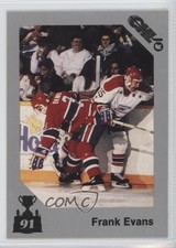 1990-91 7th Inning Sketch CHL Memorial Cup Frank Evans #76