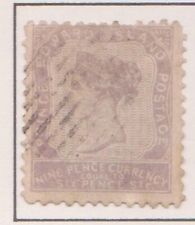 (F190-30) 1862 Canada Prince Edward Island 9d lilac QVIC stamp (AE) 