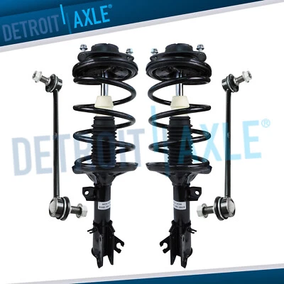 Eslabones de barra estabilizadora de resorte helicoidal de puntales delanteros para Hyundai Santa Fe 2003-2006 3,5 L Foto 1 de 4