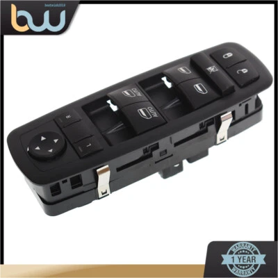 Interruptor de ventana eléctrica lado izquierdo para Dodge Charger Chrysler 300 Pacifica 2015-2018 Foto 1 de 4