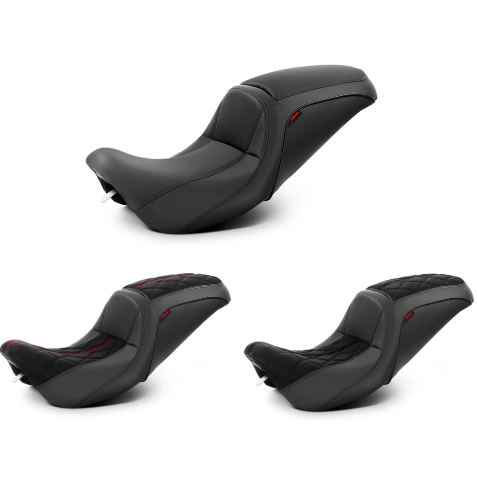 New Look Full Set Rider Passenger Seat For Harley Road King Street Glide 1997-07 — 第 1/4 张图片