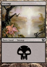 SWAMP #341 X4 4 4X 9th Edition MTG Magic the Gathering Cards DJMagic