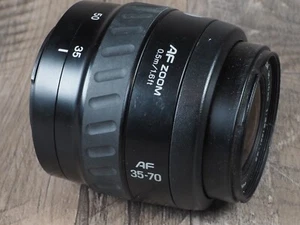 Minolta AF 35-70mm Standard Zoom Lens Black f3.5 (22)-4.5 for Maxxum SLR /DSLR - Picture 1 of 4