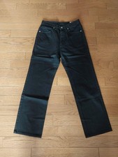 Denim Jeans BIG JOHN JEANS 90's SP103 Black DENIM Okayama Japan W:28 Inseam:29
