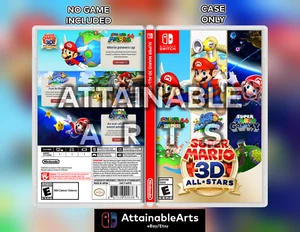 Super Mario 3D All-Stars: Game Case/Custom Cover (Nintendo Switch) - NO GAME - Picture 1 of 1