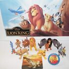 The Lion King Movie Figure Set of 12, with Bonus Sticker and Ring