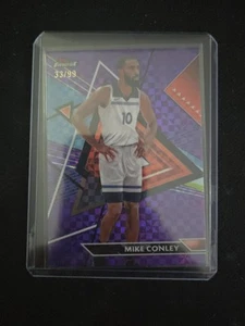 2023-24 Topps Finest Uncommon Purple Checkerboard Refractor /99 Mike Conley #153 - Bild 1 von 2