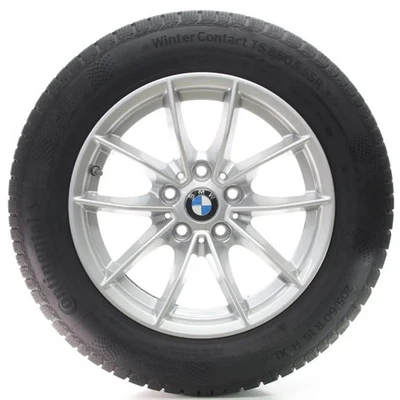 BMW 3er G20 G21 Winterräder V-Speiche 774 Continental 205/60R16 DOT24 6876921 - Bild 1 von 4