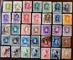 35 alte Spanien Briefmarken - Lot#48u 1876-1922 - Bild 1 von 1