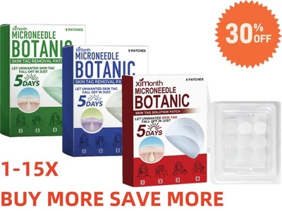 MARKENLOS Microneedle Botanic Skin Tag Remover Patch natural herbal Removal Treatment