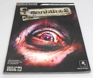 Manhunt 2 Brady Games Signature Series Guide (Wii, PS2, PSP) Poster 1st Ed - Imagen 1 de 6