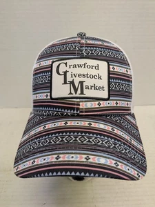 LIVESTOCK MARKET AUCTION CATTLE HAT CAP. Adjustable Crawford Nebraska (H11) - Picture 1 of 9