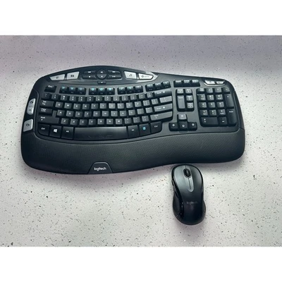 Logitech K350 Keyboard - Wireless Connectivity - RF - Black - USB Interface - Image 1 of 4