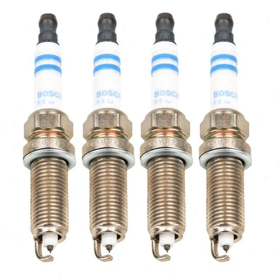 4 bujías Bosch doble platino para Nissan Frontier 2005-2019 2,5 L L4 qx Foto 1 de 4