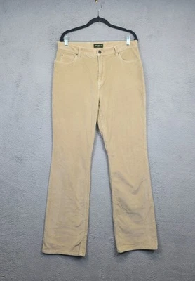 Eddie Bauer Pants Women 14T Tall Bootcut Corduroy High Rise Curvy Stretch Preppy - Image 1 of 4