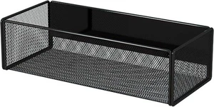 Magnetic Basket Organizer Holder for Fridge Storage Bin Box Black - Picture 1 of 6