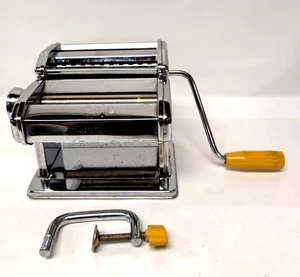 Marcato Atlas Manual Pasta Noodle Maker Machine Hand Crank Turn Model 150 Italy - Picture 1 of 8
