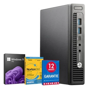HP EliteDesk 800 G2 Mini PC Computer i5-6500T 8GB 256GB SSD Win 11Pro - Bild 1 von 3
