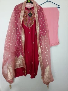 Three-piece Suit Embroidery Work UK 18 Size Bust 46 - Picture 1 of 4