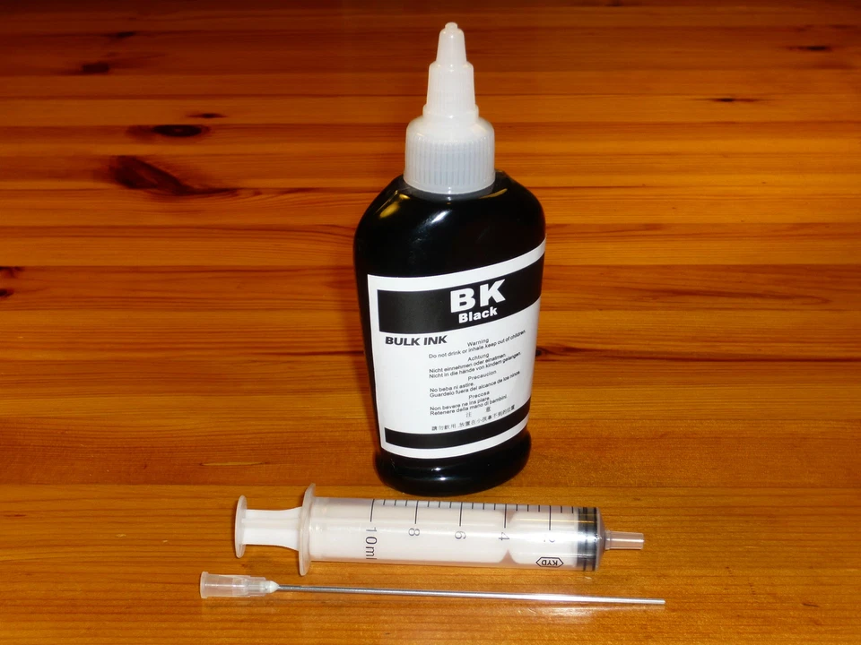 100ml Black bulk refill ink for HP inkjet printer - Image 1 of 1