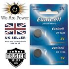 Eunicell CR1220 R1220 DL1220 ECR1220 3V Coin Lithium Quality Batteries UK Seller