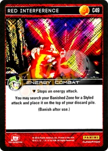 DBZ Dragon Ball Z TCG Panini Perfection C49 Red Interference Foil - Picture 1 of 1