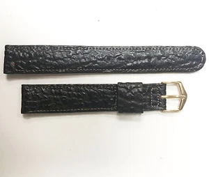 JB Champion Vintage Tigerhai 10 mm Edelstahl Goldschließe Uhrenarmband - Bild 1 von 2