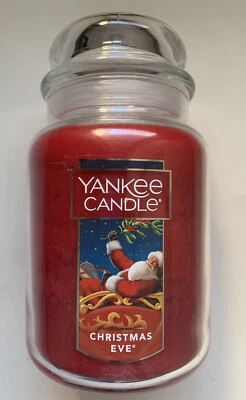 Yankee Candle CHRISTMAS EVE 22 OZ. LARGE JAR RETURNING HOLIDAY FAVORITE HTF - Image 1 of 2