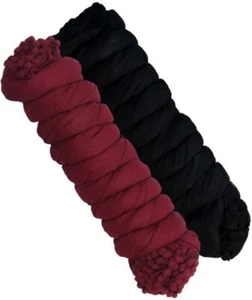 Women Fashion Traditional Dupatta Scarves Wraps 100% Cotton Beige Maroon & Black - Picture 1 of 3