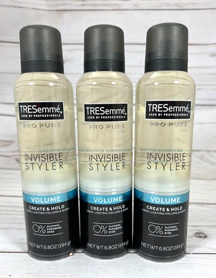 Spray para cabello TRESemme Pro Pure Invisible Styler acabado volumen 6,8 oz (paquete de 3) Foto 1 de 4