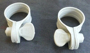 Lot 2 colliers serrage gris plastique tuyau arrosage – REF 5482 - Imagen 1 de 3