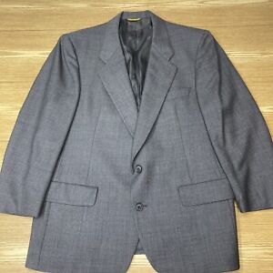 Christian Dior Suit Jacket Men's Two Button Sport Coat Gray Formal Blazer