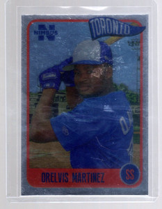 Orelvis Martinez 2020 Onyx Nimbus Prospect Rookie Baseball Silver Card /325