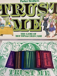 Trust Me 1981 Parker Game Replacement Share Cards - Picture 1 of 3