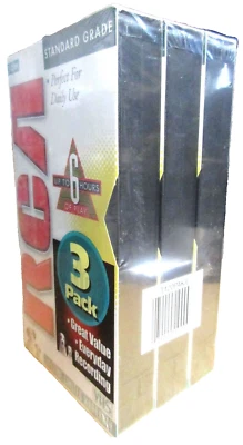 RCA Video Cassettes VHS 3 Pack T120 6 Hour - Image 1 of 3