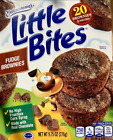 Entenmann's Little Bites Brownie Muffins, 9.75oz, 20Brownies, 5 pouches BB 05/24