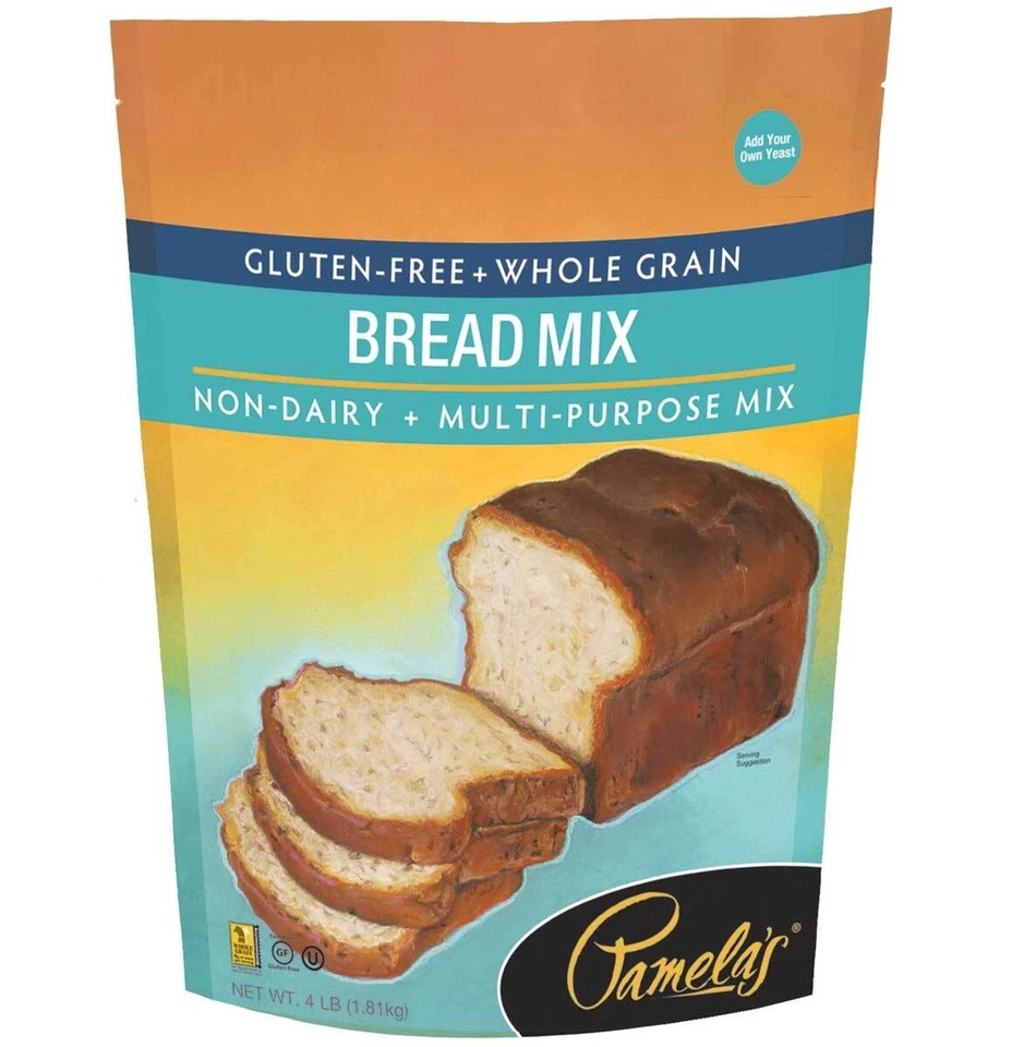 Pamela's Products Bread Mix Gluten 4 Lbs
