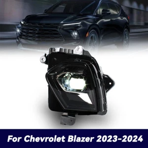 Headlight Assembly For 2023-2024 Chevy Blazer Driver Side Projector Black LED - Picture 1 of 7