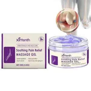 [Joint Pain Gel Purple Gel, Soothes Knees, Lumbar, Neck, Hands, and Feet - Imagen 1 de 13